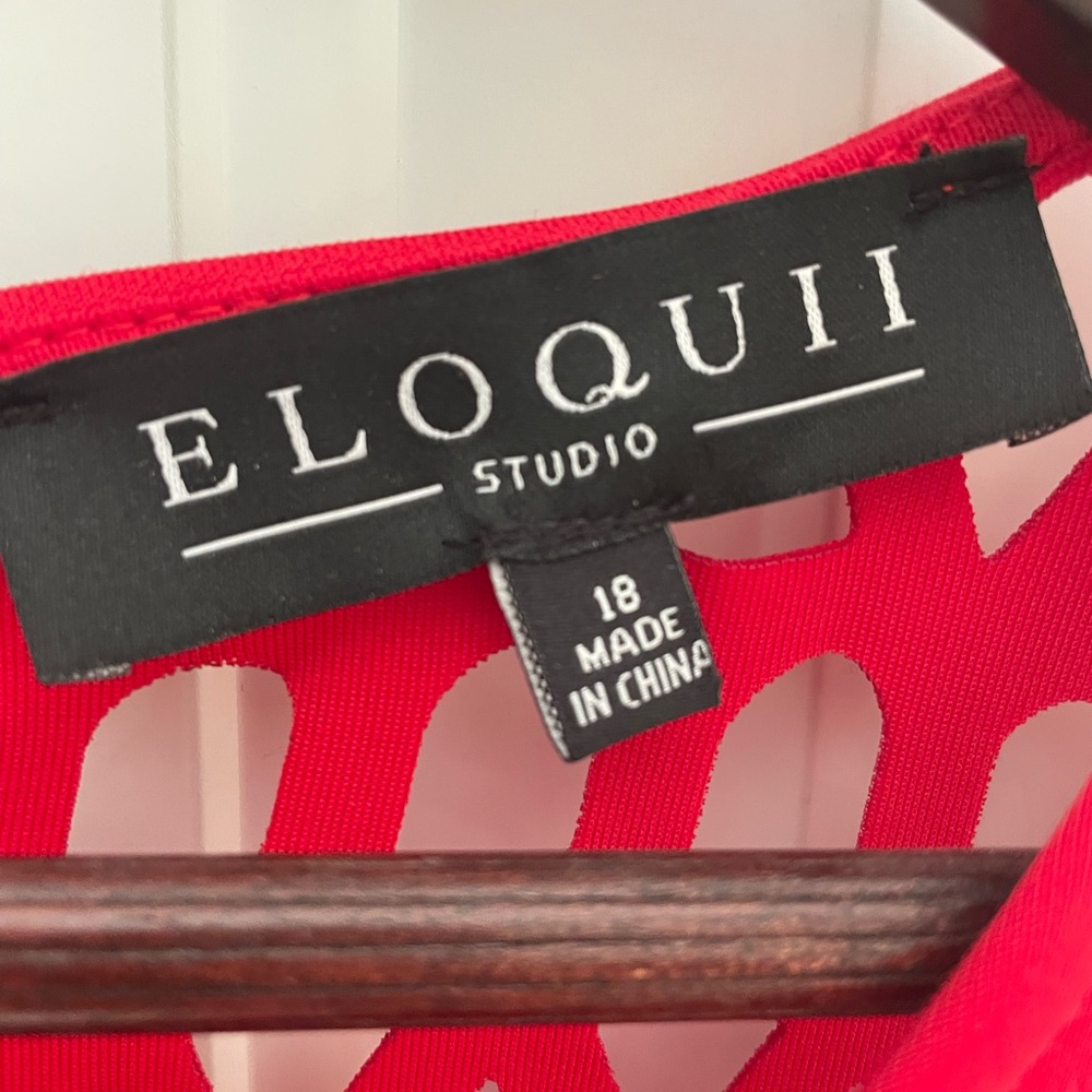 Eloquii Red Maxi Dress